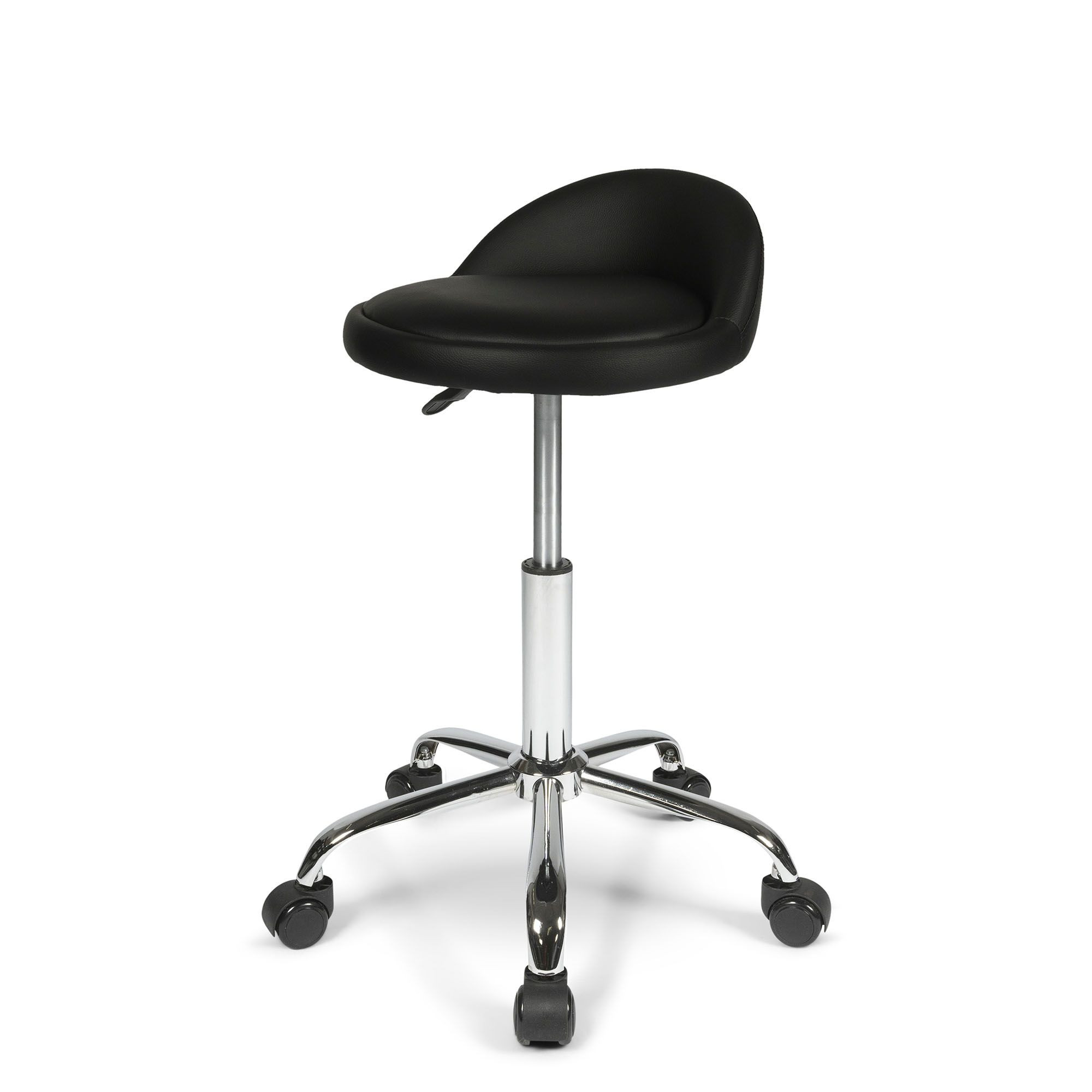 Dunimed Work Stool with Wheels and Backrest