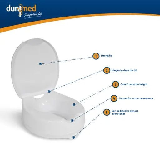 Dunimed Raised Toilet Seat